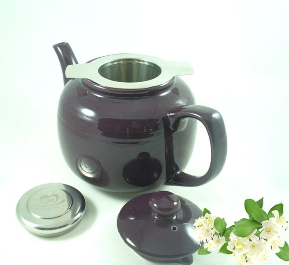 Brew-in-Mug Tea Infuser for Loose Leaf Tea With Lid, Extra Fine Mesh 304 Stainless Steel Strainer/Filter Basket... N9