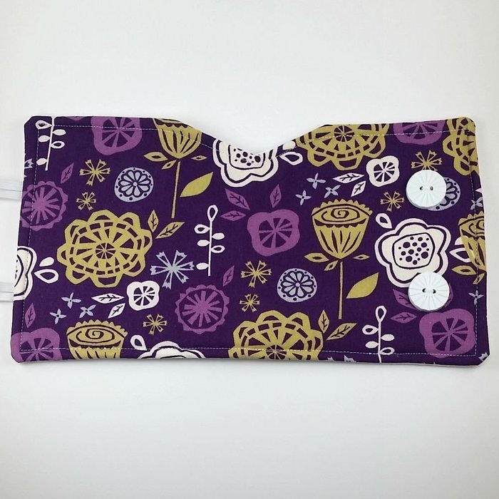 French Press Cozy Cafetiere Cover Purple Cotton Insulated Cosy Handmade Coffee Gift