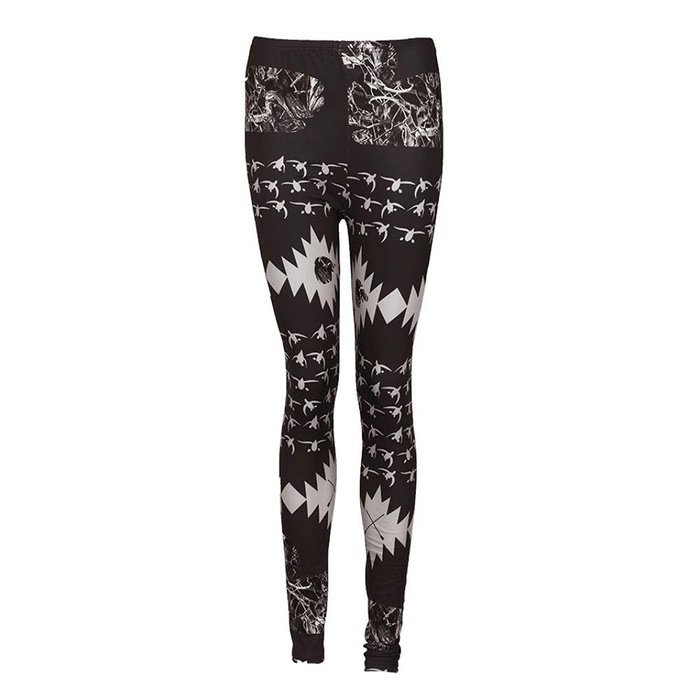 PHOTNO Fashion Women Autumn Winter Skinny Printed Stretchy Pants Leggings N15