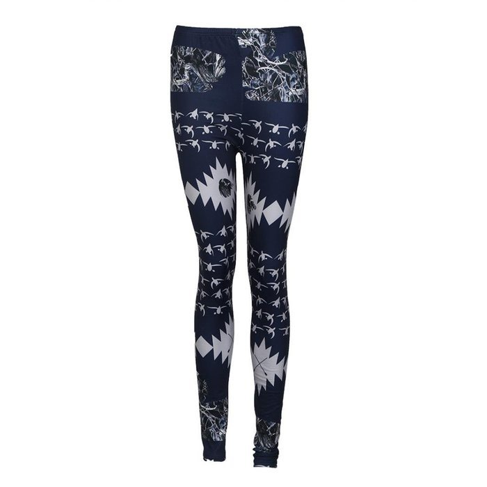 PHOTNO Fashion Women Autumn Winter Skinny Printed Stretchy Pants Leggings N16