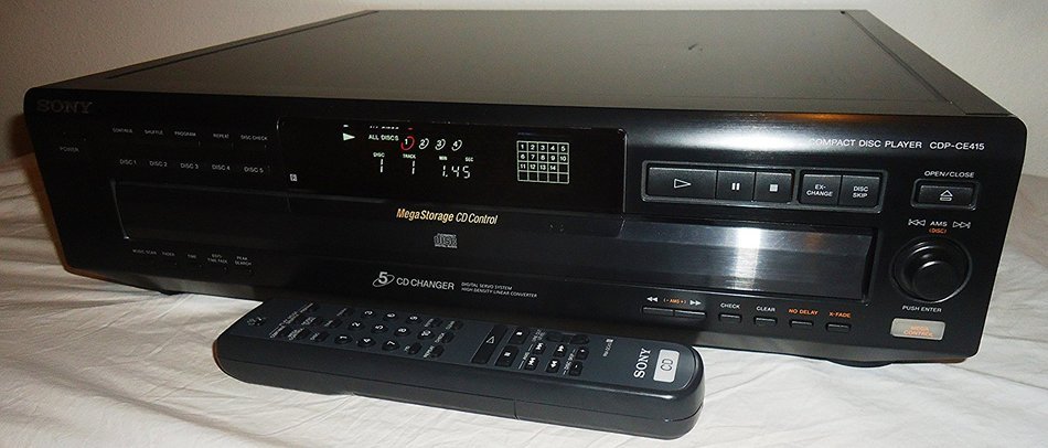 Sony CDP-CE415 5-Disc MegaStorage CD Changer N6