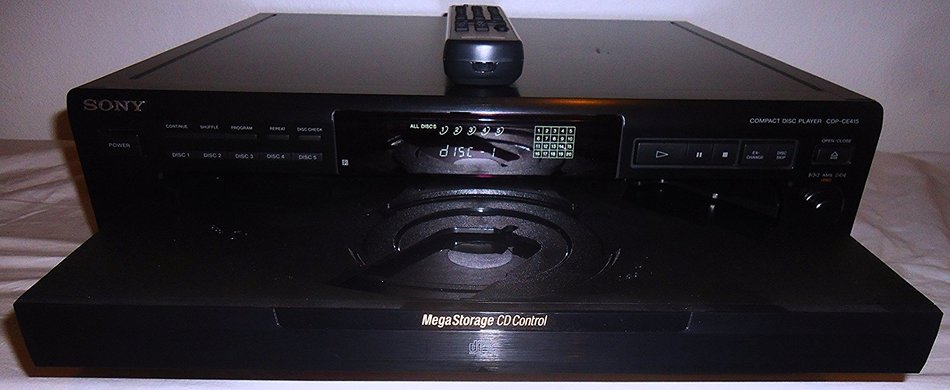 Sony CDP-CE415 5-Disc MegaStorage CD Changer N7