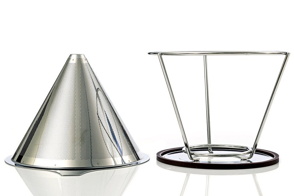 Stainless Steel Clever Coffee Dripper by Meltera, Makes Best Pour Over Coffee, Permanent & Reusable Cone with... N6