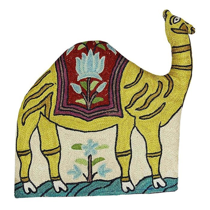 Camel Design Kettle Cover Kashmiri Embroidery Quilted Tea Pot Cover Gift N2