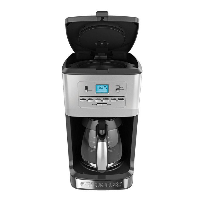 Black & Decker CM3005S 12-Cup Tea and Coffeemaker, Silver N3