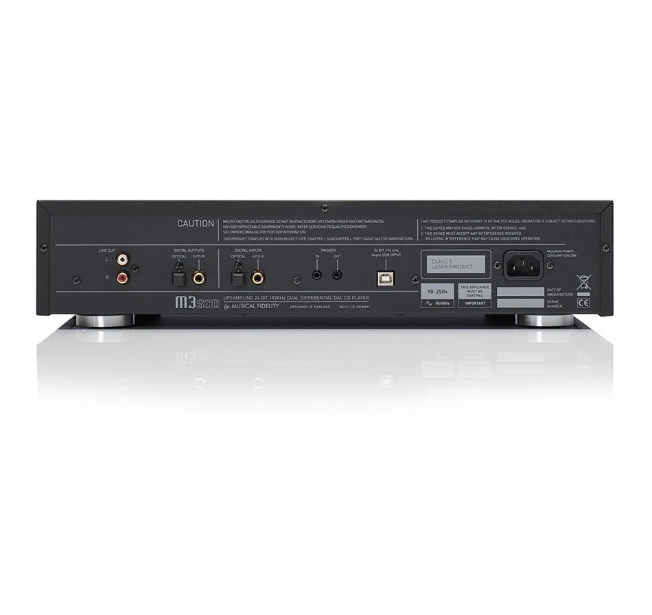 Musical Fidelity M3SCD CD Player and Stand-Alone DAC - Black N3