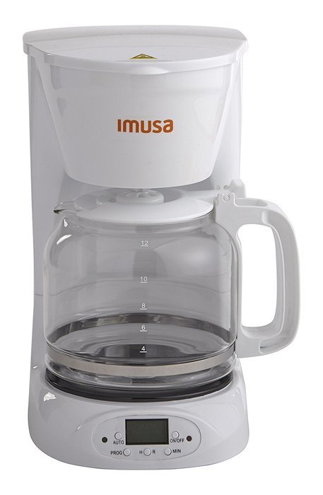 IMUSA USA GAU-18210W 12Cup Programmable Coffeemaker, 12 Cup, White N2