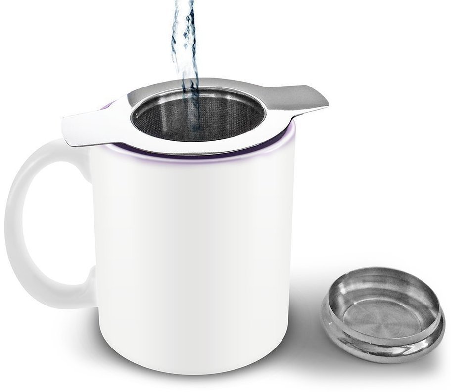 Teablee Tea Infuser Loose Leaf Tea Strainer 304 Stainless Steel Extra-Fine Mesh with Lid - Best for Fine Loose... N3