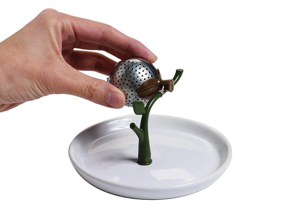 Arta by Chef'n Tea Tree Tea Infuser and Saucer N4