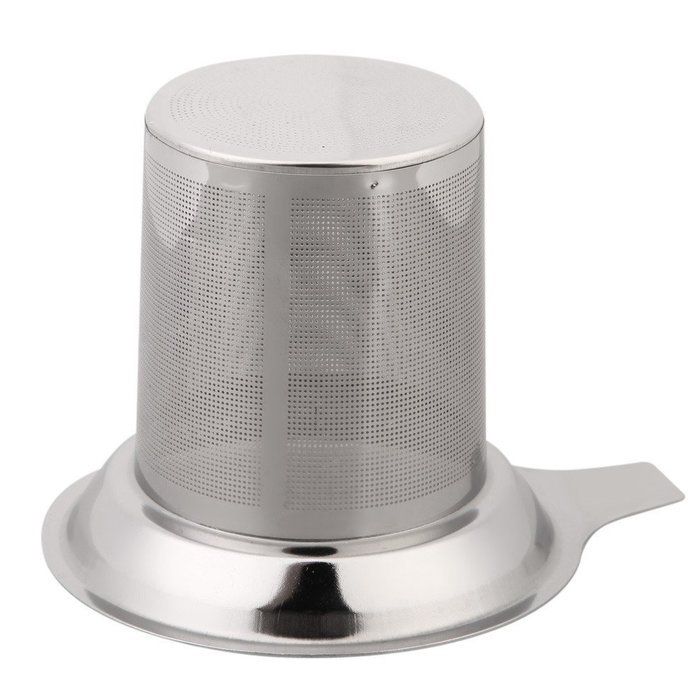 Awakingdemi Mesh Tea Strainer Infuser Reusable Loose Tea Leaf Filter Stainless Steel N6