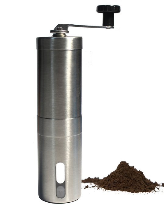 LK-Spring Manual Coffee Grinder - Professional Portable Stainless Steel Handmade Coffee Bean Mill Adjustable Burr... N3