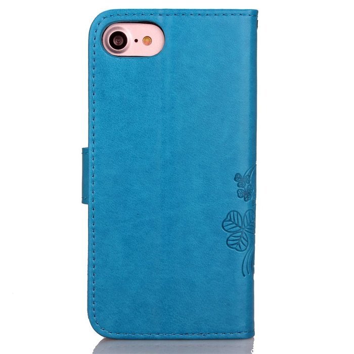 iPhone 7 Case, iPhone 7 Wallet Case,PHEZEN Beauty Flower Girl Cat Design PU Leather Wallet Case Stand Flip Case... N38