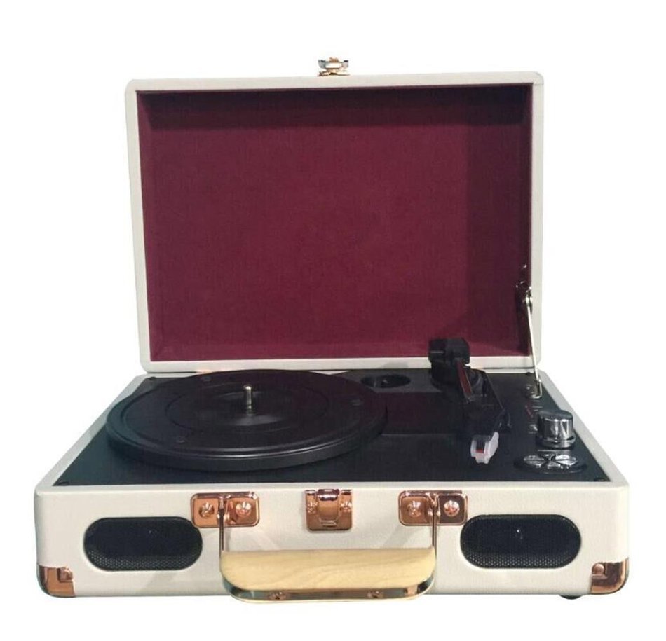 SW-USB118 3 speed USB Retro Turntable vinyl Record Player with Built-in Stereo Speakers and Usb Segmentation Recording...