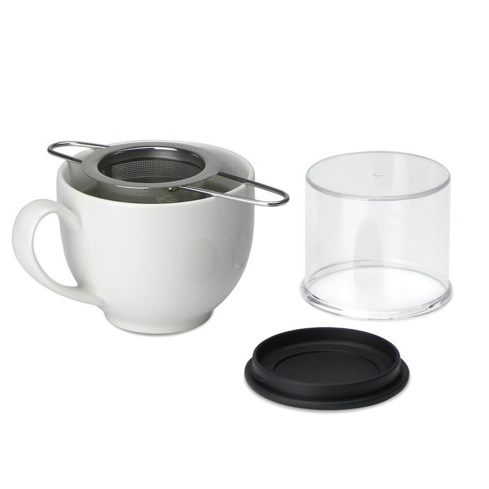FORLIFE Stainless Folding Handle Tea Infuser with Carrying Case N7