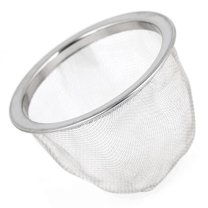 Tea Leaves Filter - TOOGOO(R) 63mm Silver Tone Stainless Steel Wire Mesh Tea Leaves Spice Strainer Basket N2