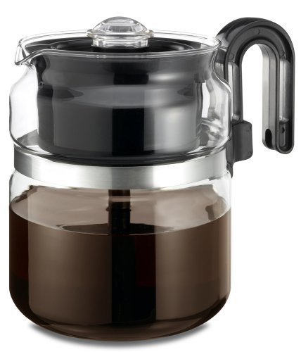 Medelco 8 Cup Glass Stovetop Percolator N2