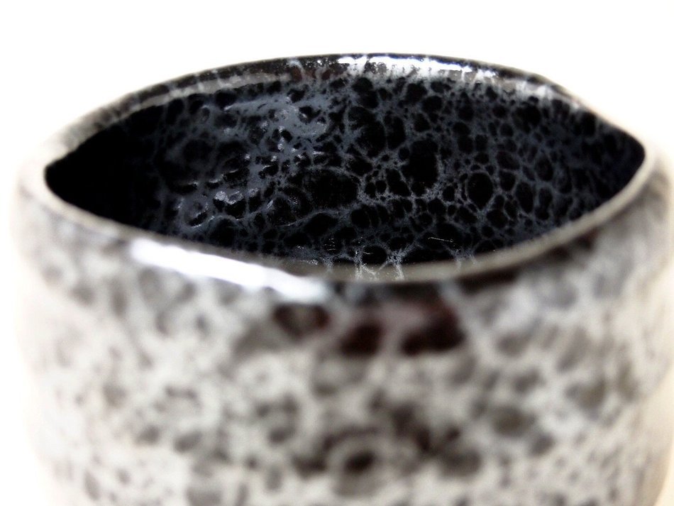 YUTEKI-TENMOKU 4.4inches MATCHA BOWL TOHKI Japanese Pottery N2