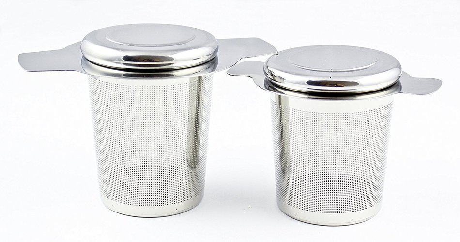 Zoie + Chloe Extra Fine Stainless Steel Tea Infuser - Brew-in-Mug Loose Leaf Mesh Strainer Filter N9