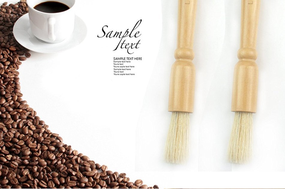 SMYLLS Coffee Grinder Cleaning Brush (white ) N3