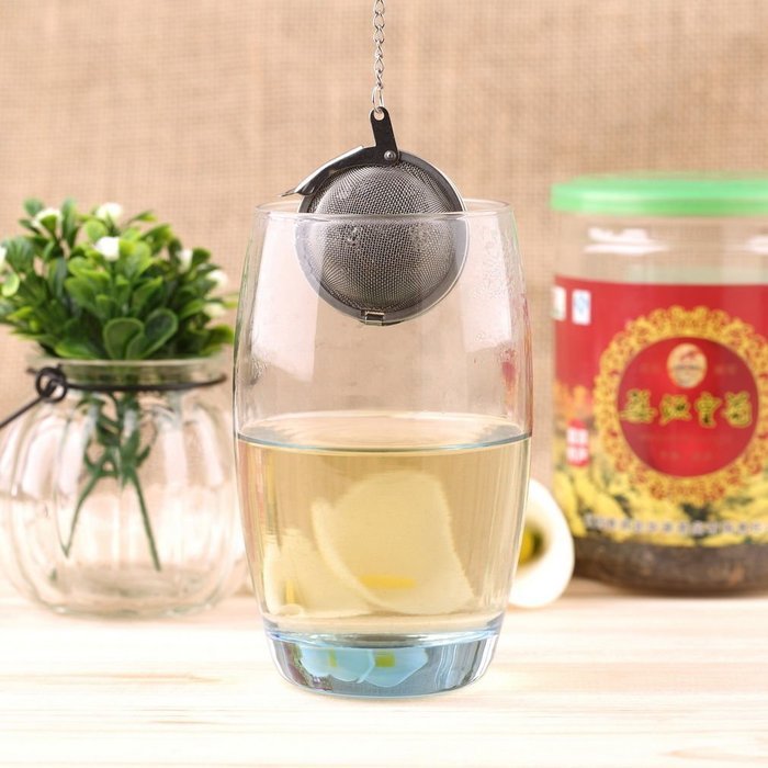 Nuk3y&reg; Stainless Steel Rust Resistant Mesh Tea Ball Strainer Filter Infuser (Pack of 2) N2