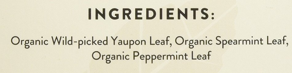 Asi Yaupon Tea Organic Box, Ancient Wellness - Traditional, 20 Tea Bags N13