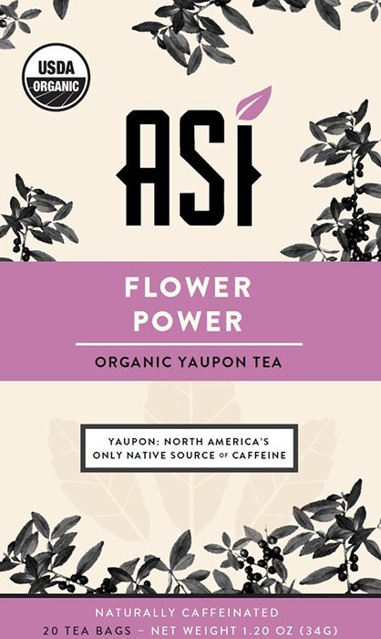 Asi Yaupon Tea Organic Box, Ancient Wellness - Traditional, 20 Tea Bags N14