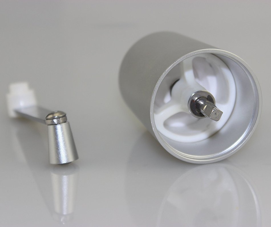 Tifan Manual Coffee Grinder with Ceramic Burr - High Quality Hand Coffee Burr Hand Coffee Mill with Precision... N6