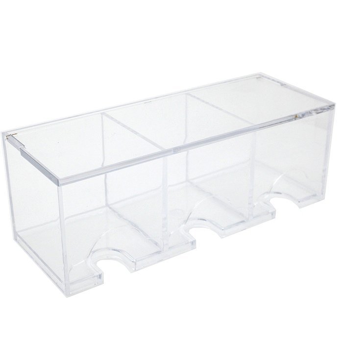 Paylak CNT395 Tea Box Contemporary Compact Acrylic Holder Tea Bags N2