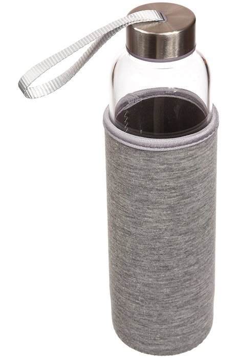 Hot or Cold Glass Tea Tumbler Bottle &ndash; Borosilicate Glass Tea Mug &ndash; Glass Water Bottle with Flavor Dispenser Cup... N19