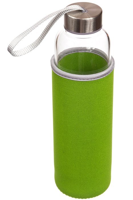 Hot or Cold Glass Tea Tumbler Bottle &ndash; Borosilicate Glass Tea Mug &ndash; Glass Water Bottle with Flavor Dispenser Cup... N21