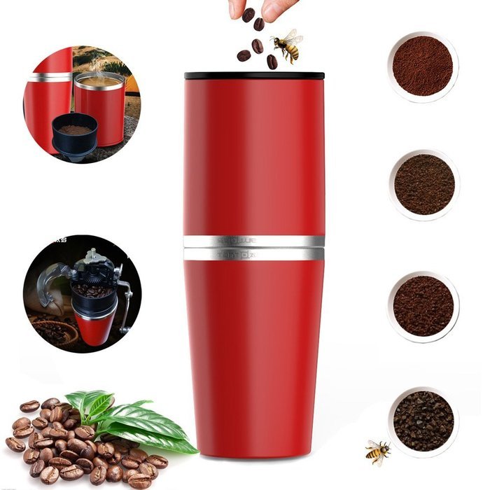 Coffee Grinders ,Suplong Manual Coffee Maker Machines Coffee Bean Premium Ceramic Burr Hand Crank Grinder Portable... N7