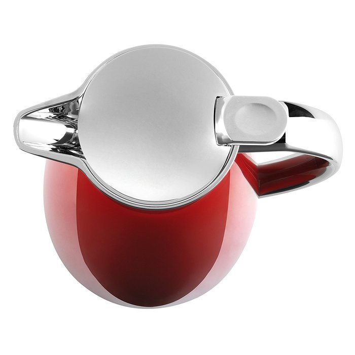 Emsa Campo Stainless Steel Thermal Carafe with Glass Liner, 34 oz, Red N4