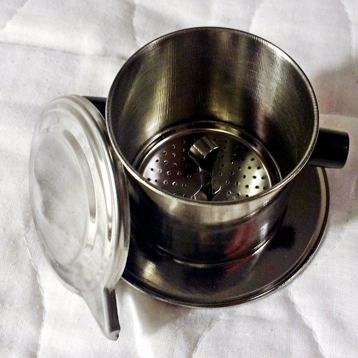 Vietnamese Coffee Filter Set, Slow Drip Infuser, Single Serving, Stainless Steel N3