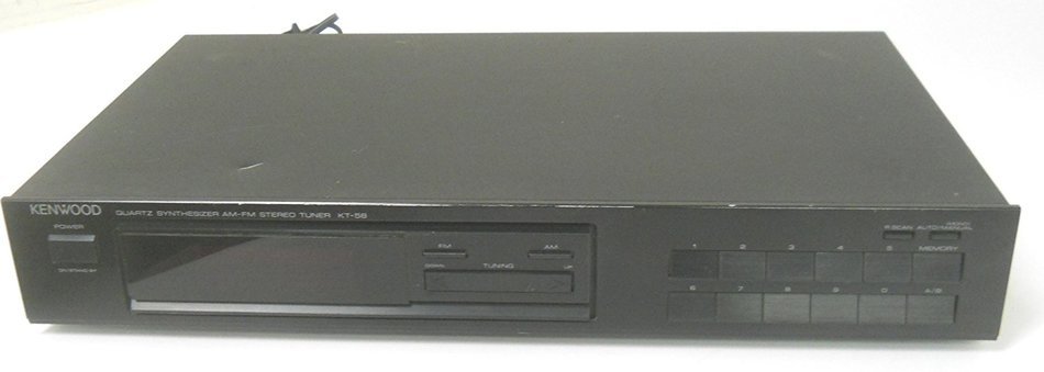 Kenwood KT-58 Quartz Stereo Synthesizer Tuner AM FM Radio Station Presets N6