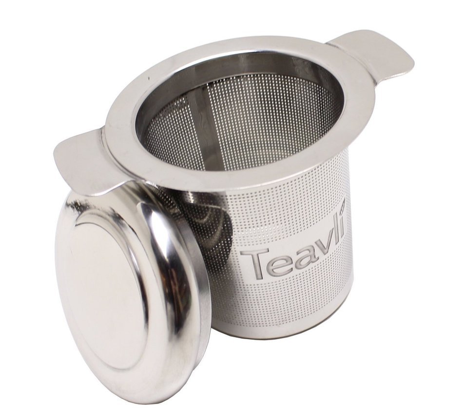 Teavli In-Mug Tea Infuser | Extra-Fine Stainless Steel Mesh Tea Infuser, Perfect Loose-Leaf Tea Infuser for Brewing... N3