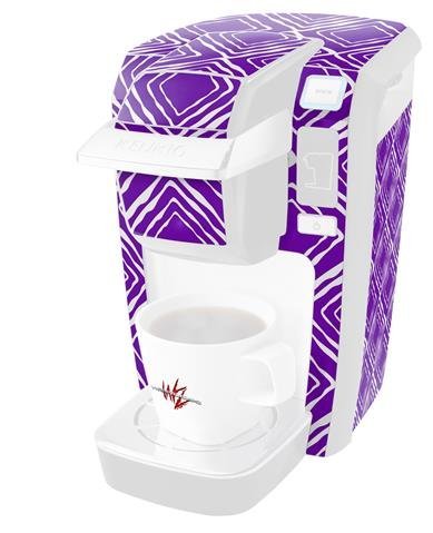 Wavey Purple - Decal Style Vinyl Skin fits Keurig K10 Mini Plus Coffee Makers (KEURIG NOT INCLUDED) N3