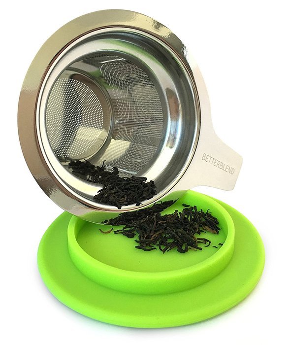 BetterBlend Tea Infuser Stainless Steel - Brew-in-Mug Tea Strainer for Loose Leaf Tea - Fine Tea Filter for Single... N4