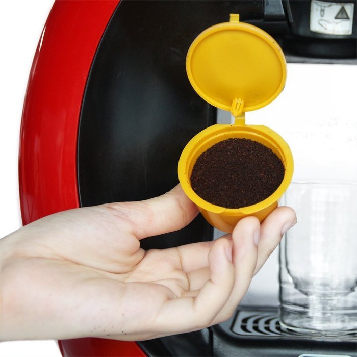 RECAPS 6 Cups/Pack Refillable Dolce Gusto Coffee Capsule Refilling More Than 200 Times Reusablefor Nescaf&eacute; Dolce... N2