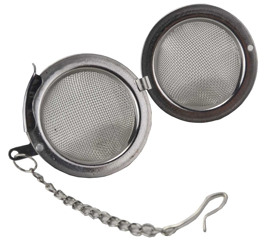 2pcs Stainless Steel Tea Strainer Mesh Tea Ball TF05 (2) N2