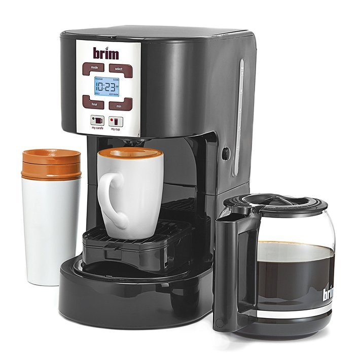BRIM 50001 Size Wise Programmable Coffee Station, Black N4
