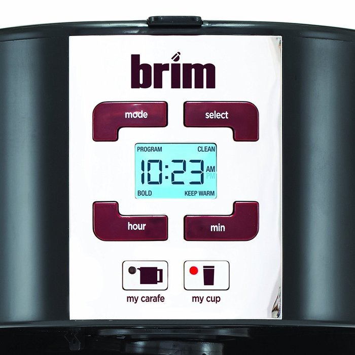 BRIM 50001 Size Wise Programmable Coffee Station, Black N5