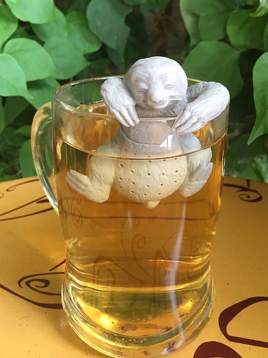 The Adorable Loose Leaf Silicone Tea Infuser Set of 5 by SunKewl with Gift Box N5