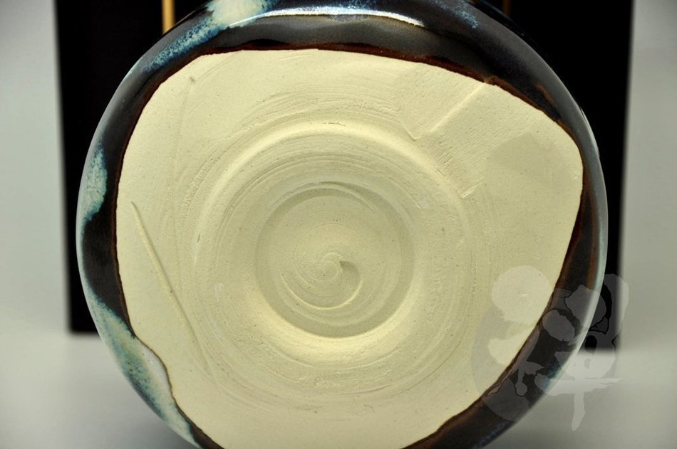 Japanese Mino Yaki ware Matcha Bowl Green Tea 11.5 / 11.5 / 8.5cm (4.5 / 4.5 / 3.3inch)[7337] N5