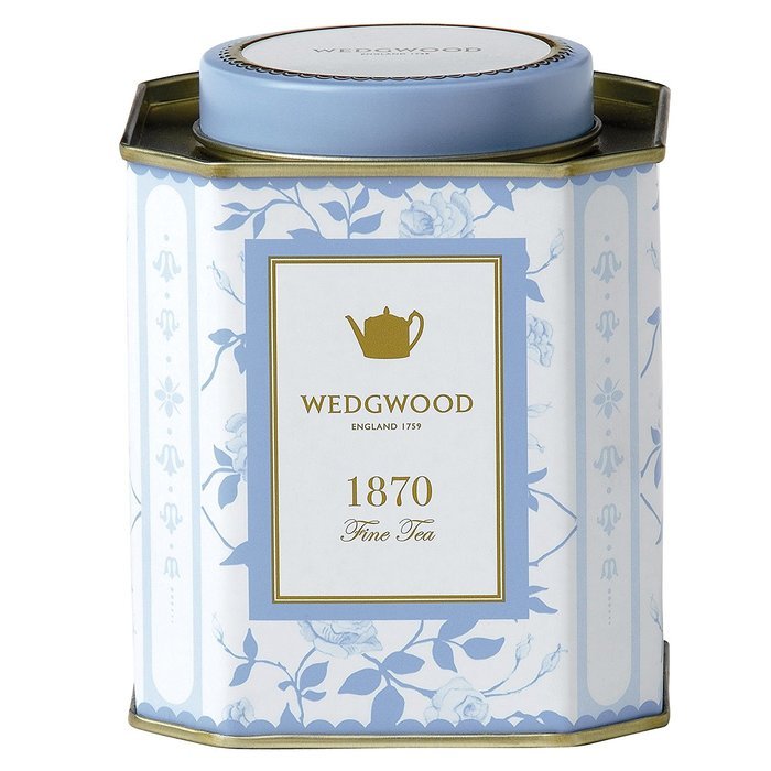 Wedgwood A Taste of History 1870 Golden Rose Caddy, 100g, Blue