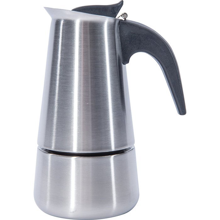 Chef KTESPMKR Heavy-Gauge Stainless Steel Espresso Maker, 4 Cup N4