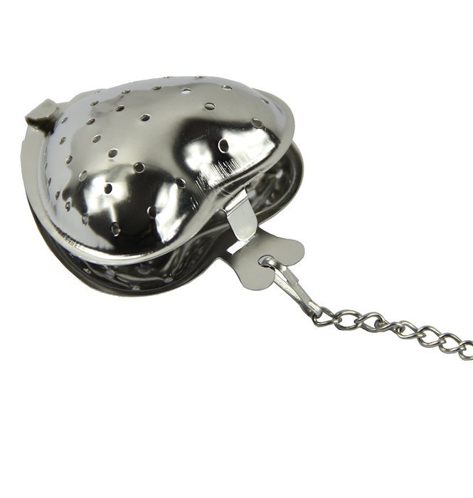 Estone New Heart Shape Stainless Steel Infuser Filter Strainer Tea Spice Ball Spoon N2
