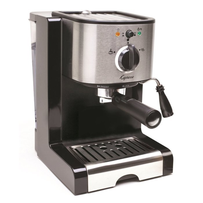 Capresso EC100 Pump Espresso and Cappuccino Machine with Cuisinart Grind Central Coffee Grinder N4