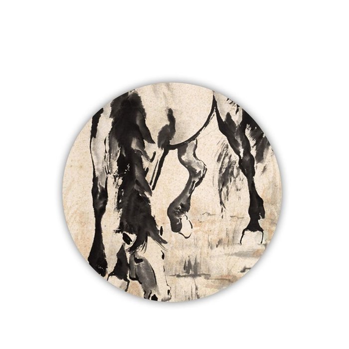 Generic Mdf Out Of The Ordinary Cup Mat Have With Asian Horse Artists