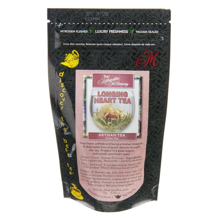 Metropolitan Tea Discovery Artisan Flowering Tea Pack, Longing Heart N2