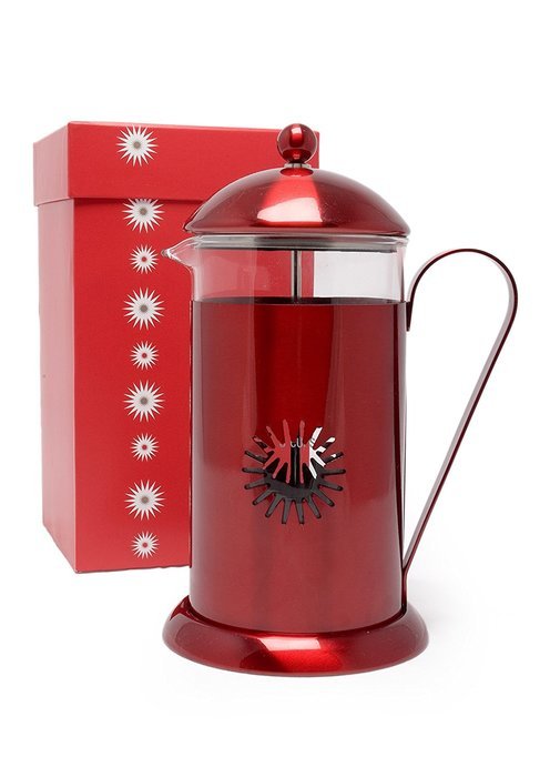 LaCafetiere Red Star 8-Cup French press with Gift Box